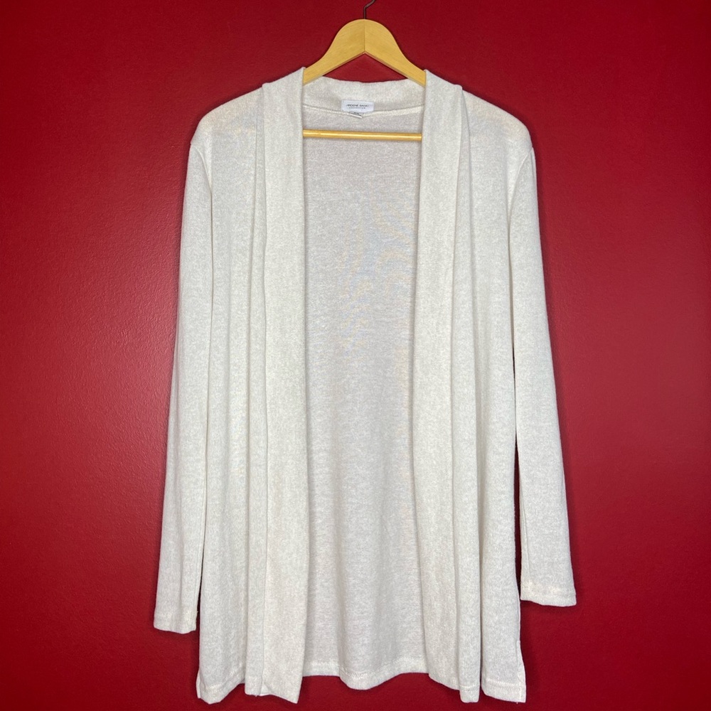 Open cardigan.